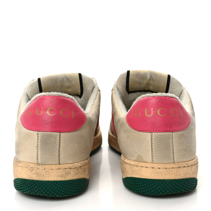 Gucci GG Monogram Nubuck Web Womens Screener Sneakers 39 New Sand Dusty Milk Pink 5 of 11
