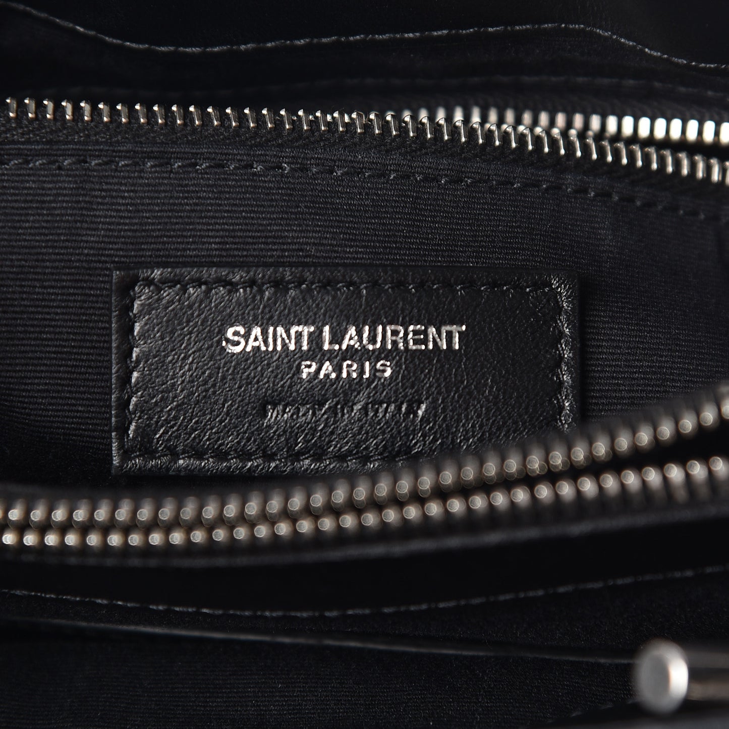 Calfskin Y Quilted Monogram Small Loulou Shopper Black