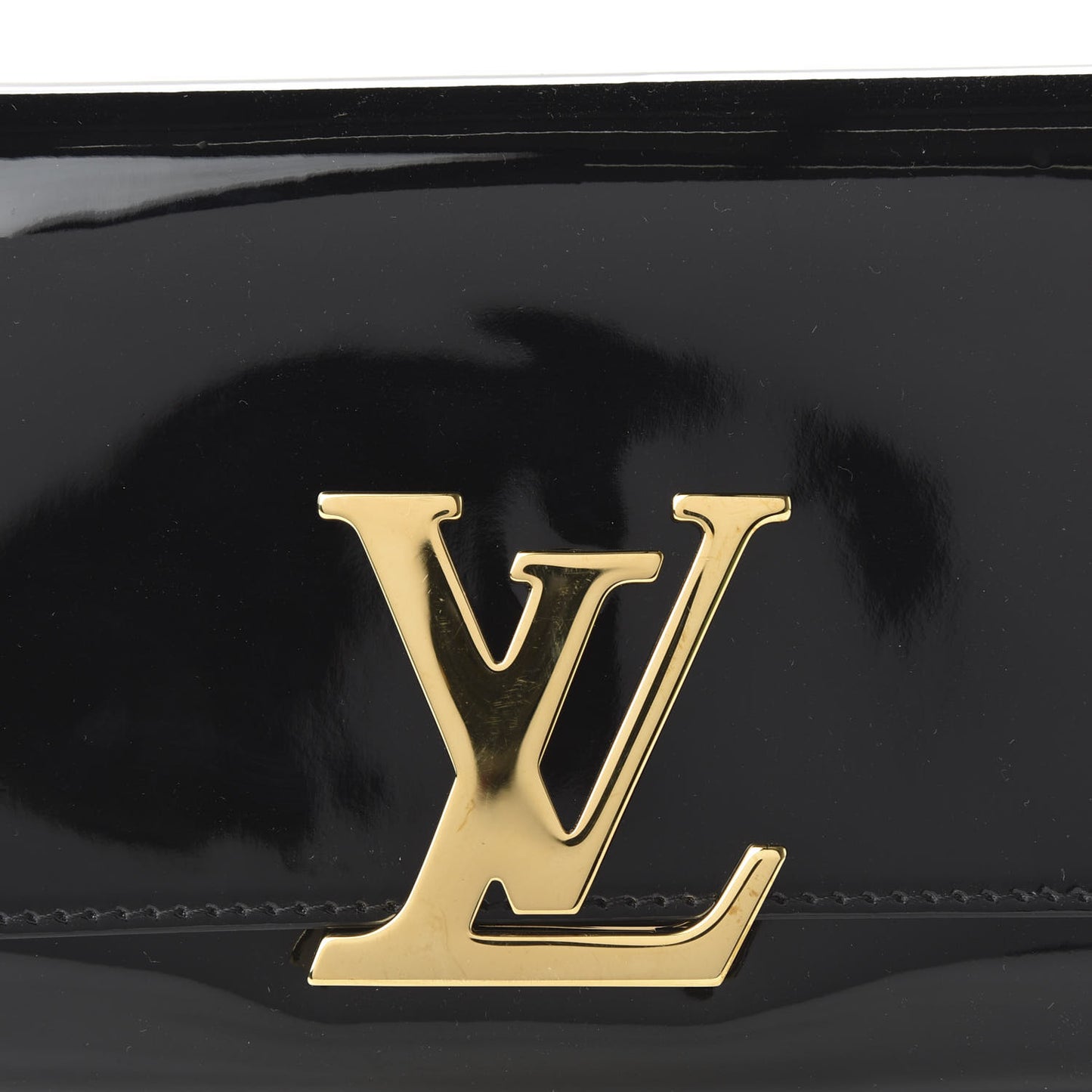 Patent Louise Wallet Black