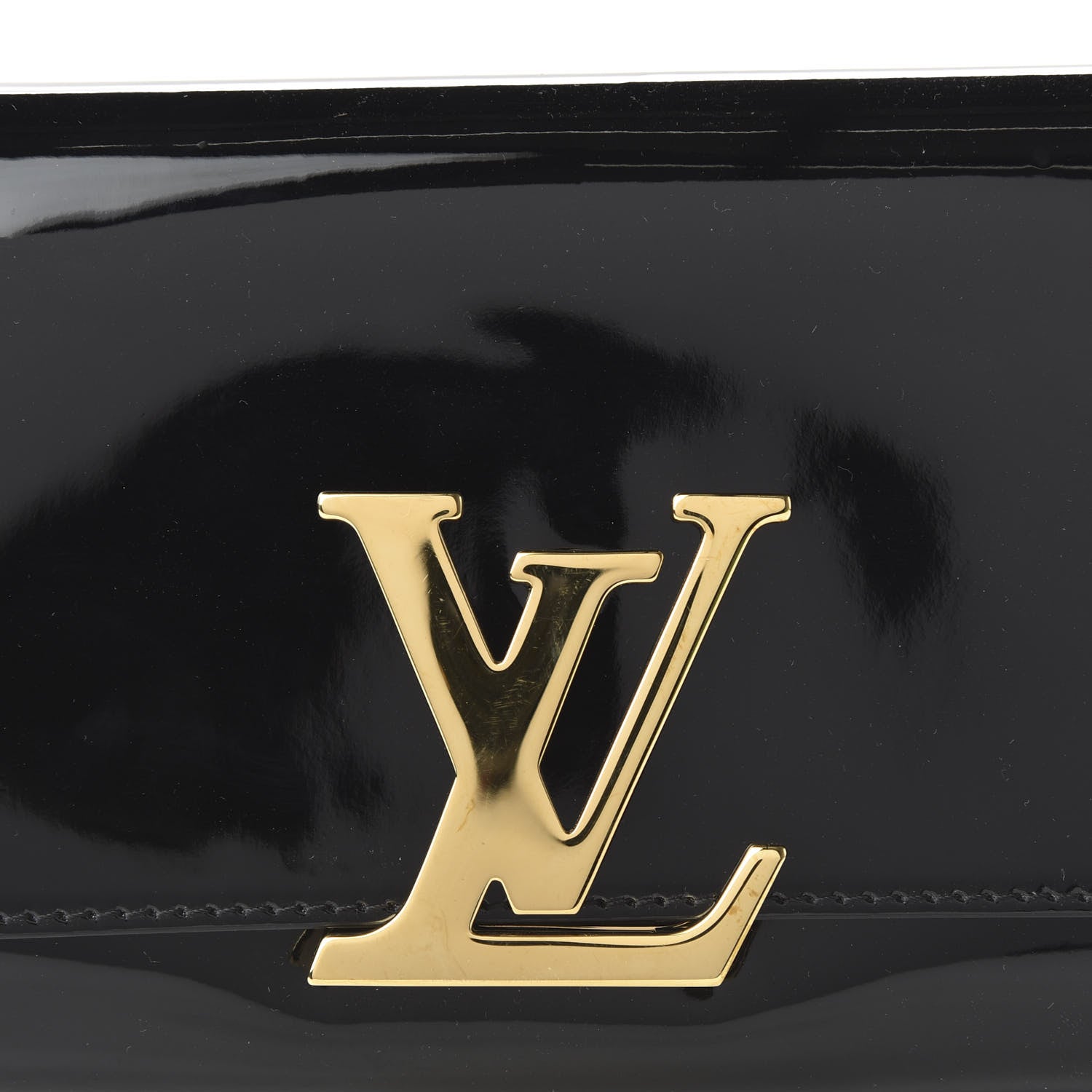 Louis Vuitton Patent Louise Wallet Black 9 of 9