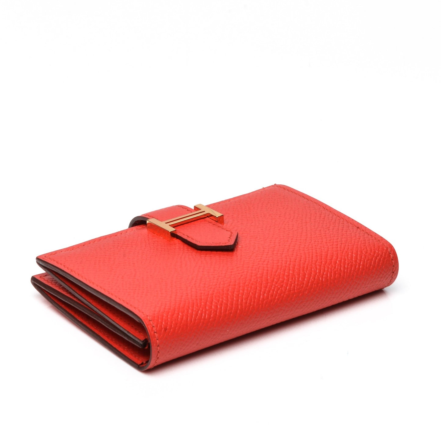Epsom Bearn Card Holder Wallet Rouge Tomate
