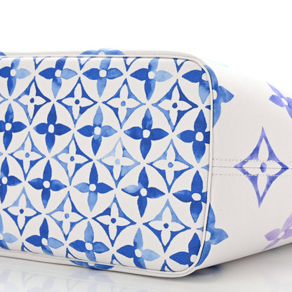 Louis Vuitton Monogram Giant By The Pool 2.0 Neverfull MM Blue 10 of 11