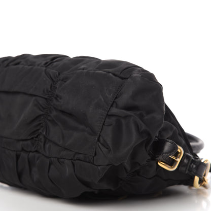 Prada Tessuto Nylon Gaufre Shopping Satchel Black 7 of 20