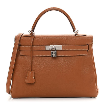 Hermes Togo Kelly Retourne 32 Gold 1 of 17