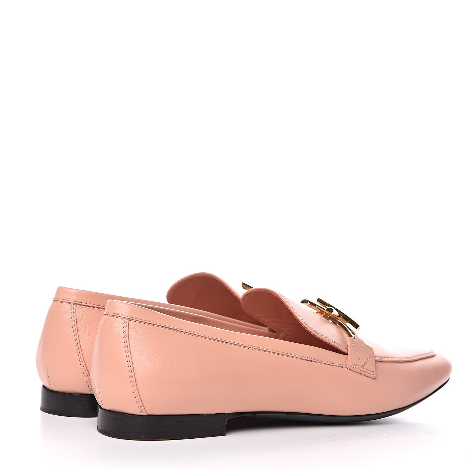 Louis Vuitton Calfskin Upper Case Flat Loafer 37 Rose Clair 5 of 9