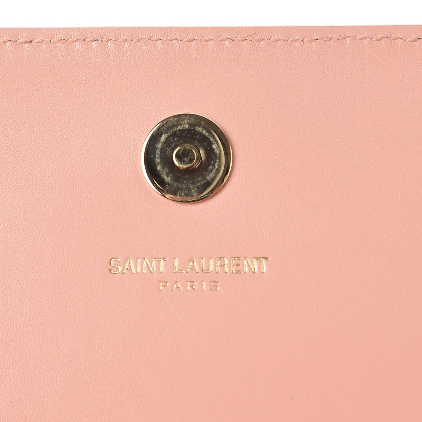 Smooth Calfskin Classic Monogram Clutch Blush