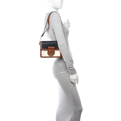 Louis Vuitton Taurillon Mini Dauphine Blackberry Snow 2 of 9