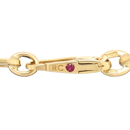 Roberto Coin 18K Yellow Gold Paper Clip Link Bracelet 3 of 4