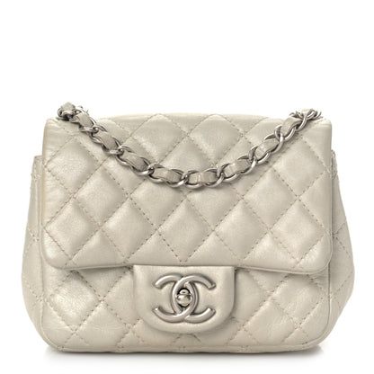 Chanel Metallic Lambskin Quilted Mini Square Flap Gold 1 of 11