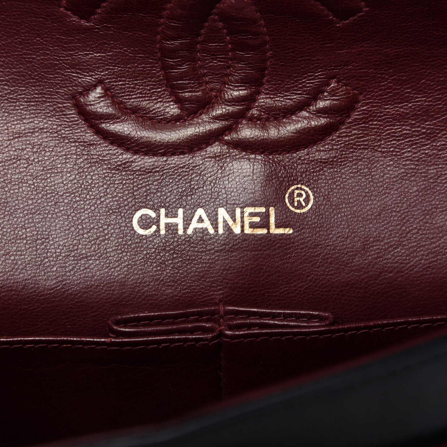 Lambskin Quilted Small Double Flap Black