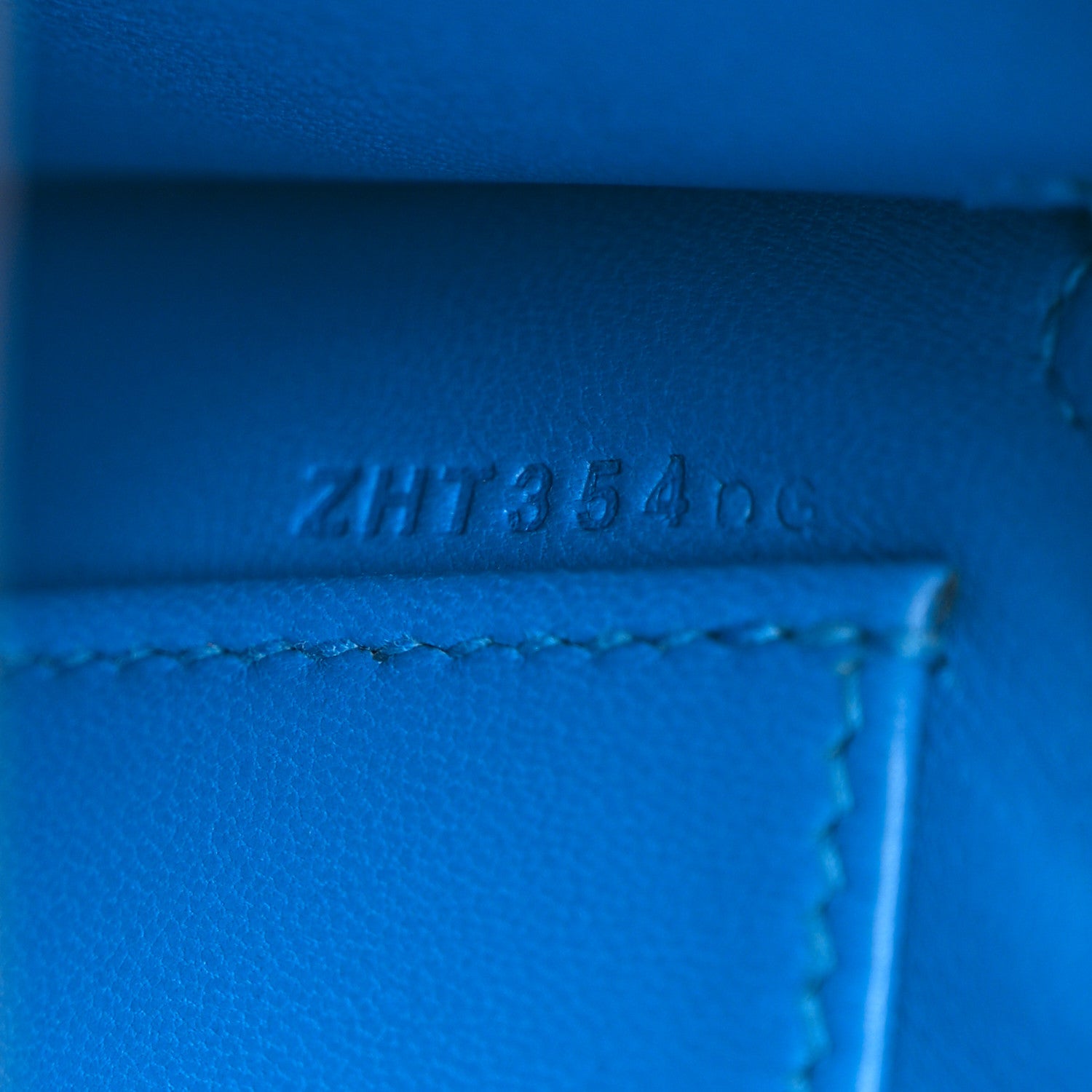 Hermes Chevre Mysore Mini Kelly Sellier 20 Bleu Frida 7 of 11