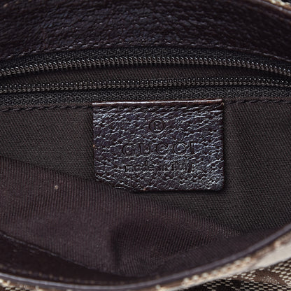 Gucci Monogram Waist Pouch Bag Dark Brown 6 of 10