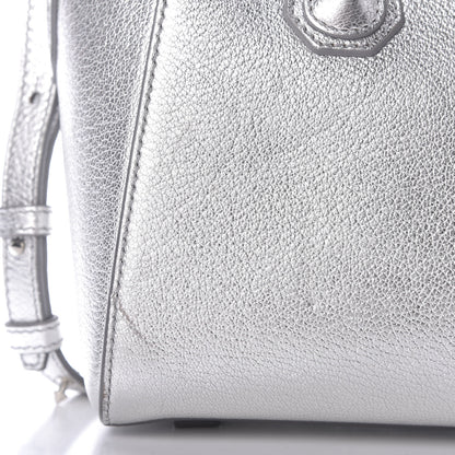 Givenchy Metallic Sugar Goatskin Mini Antigona Silver 11 of 11