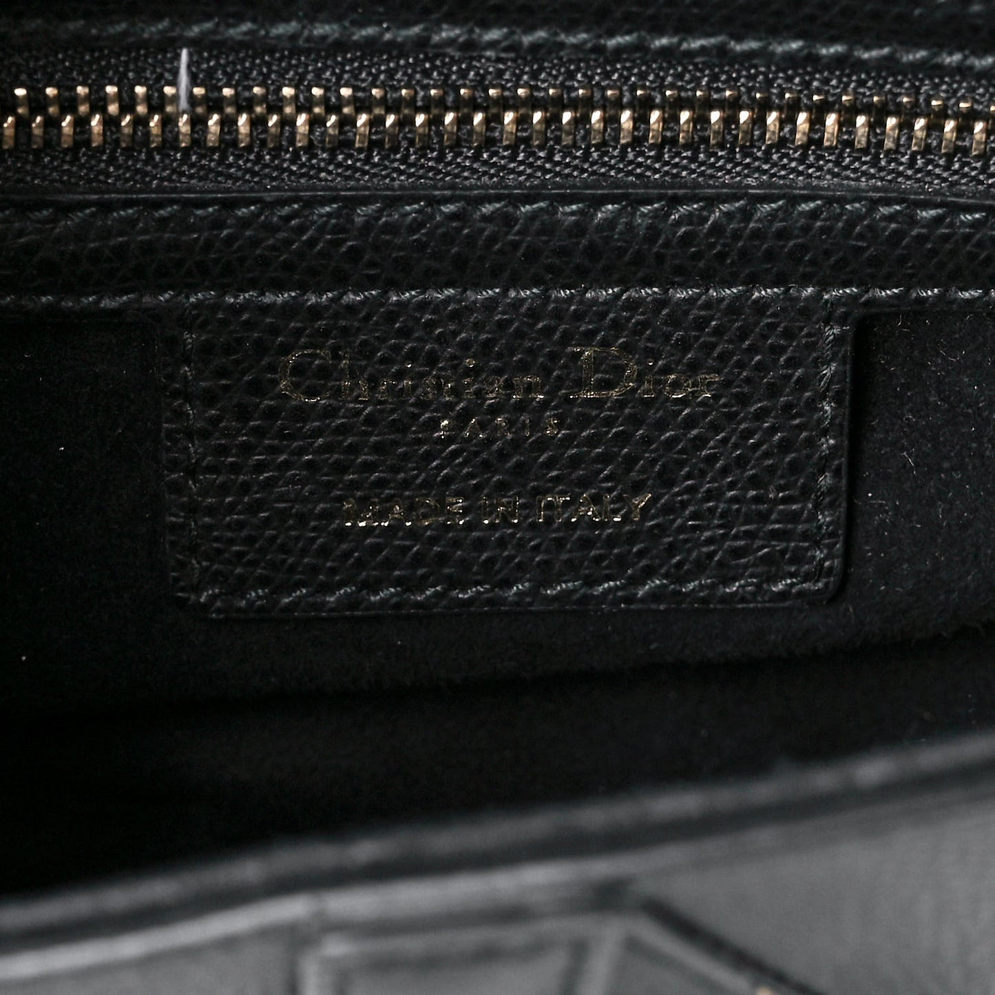 Calfskin Saddle Bag Black