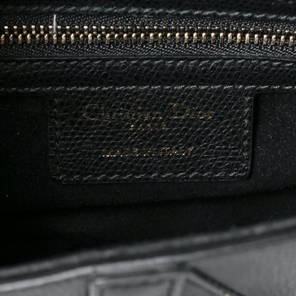 Christian Dior Calfskin Saddle Bag Black 6 of 13