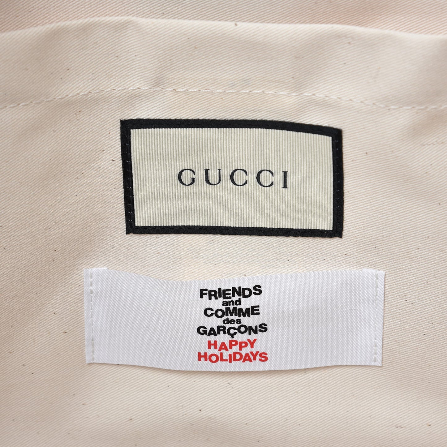 X Comme de Garçons Paper Plastic Web Shopper Tote