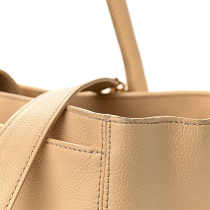 Chanel Calfskin Cerf Executive Shopper Tote Beige 18 of 23