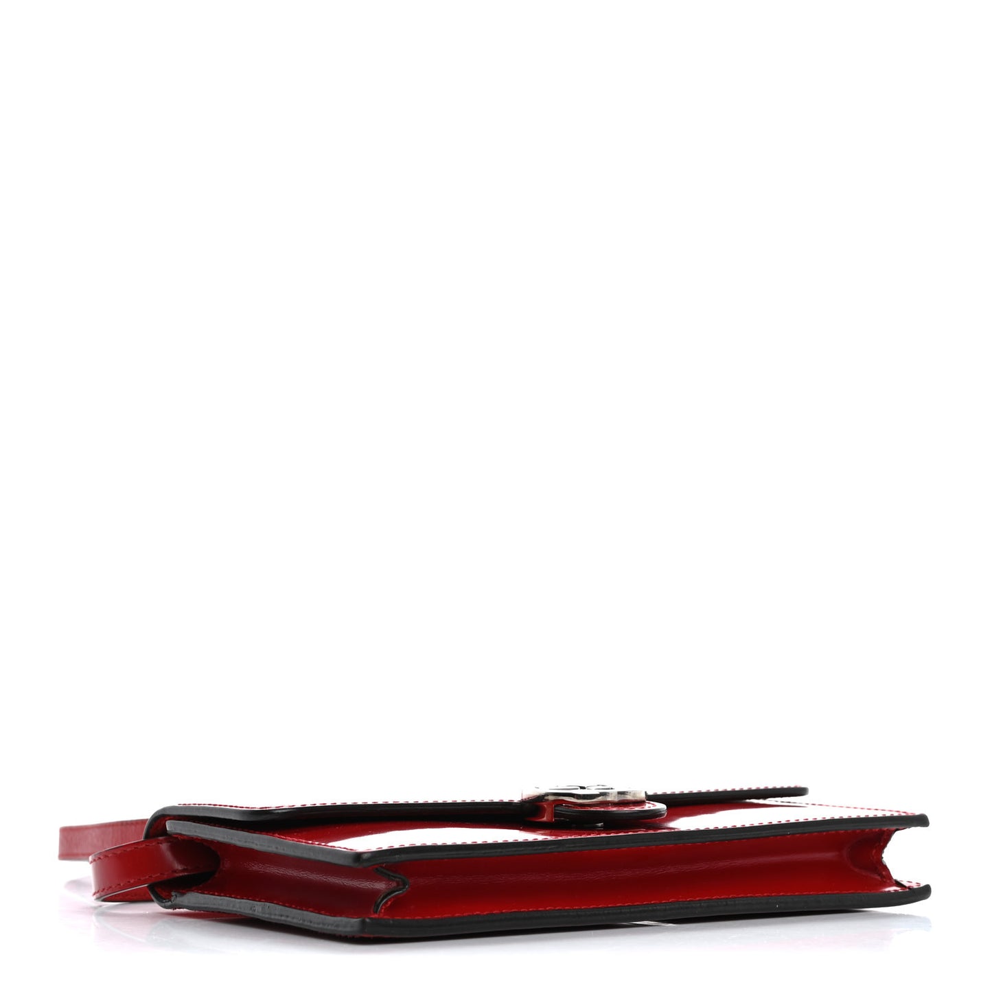 Shade Lux Calfskin Icon Wallet Hibiscus Red