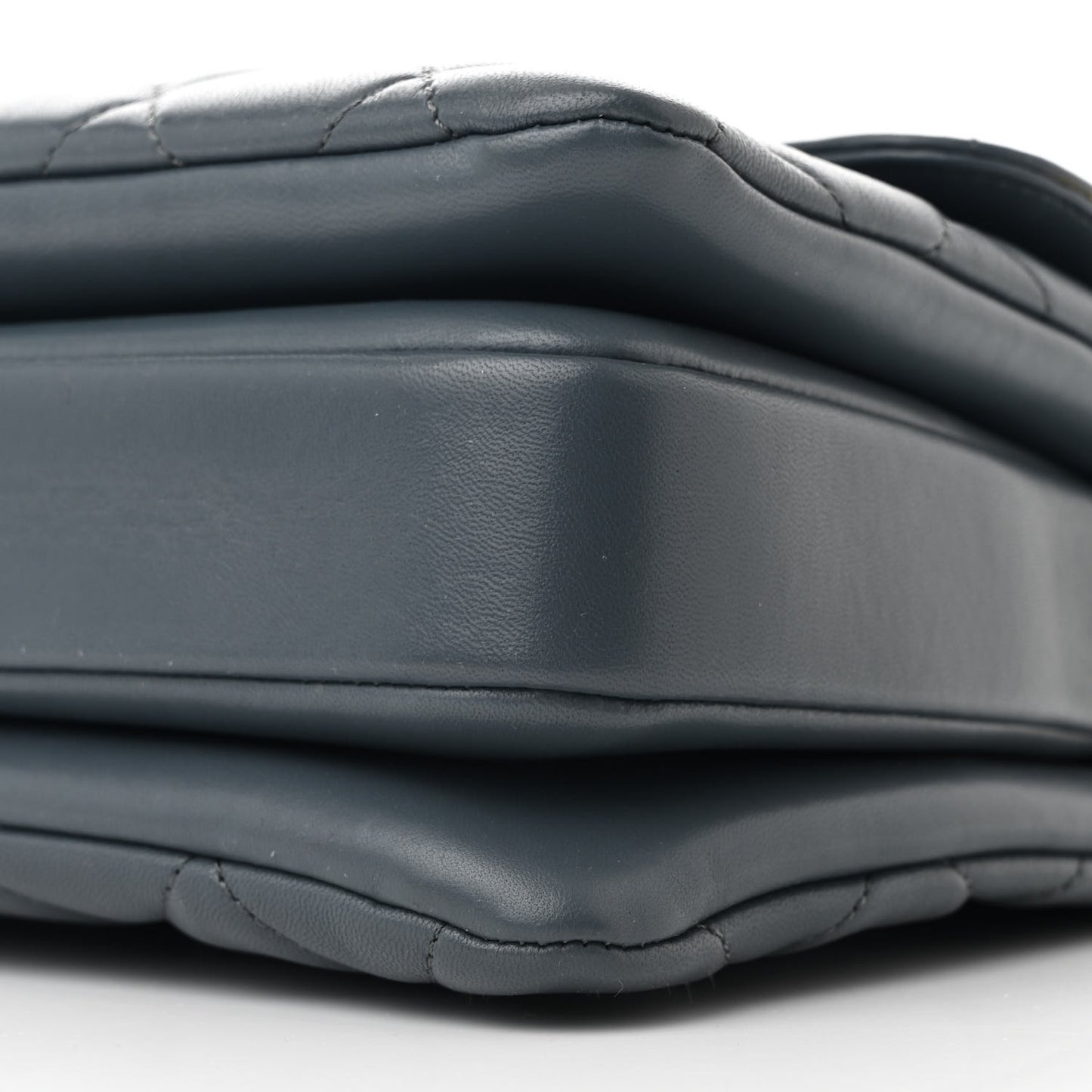 Lambskin Quilted Medium Trendy CC Flap Dual Handle Bag Dark Grey