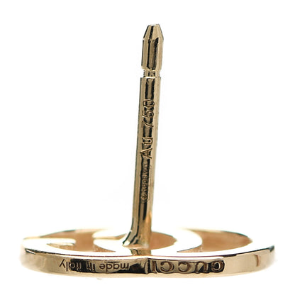 Gucci 18K Yellow Gold GG Tissue Stud Earrings 4 of 5