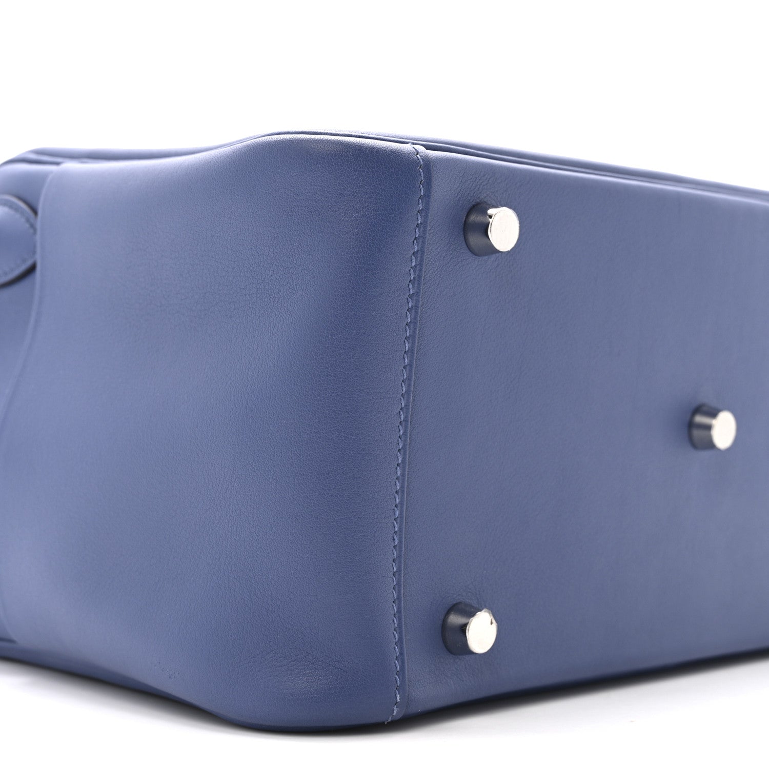 Hermes Swift Epsom Lindy 26 Tressage De Cuir Bleu Brighton Capucine Bleu Saphir 9 of 12