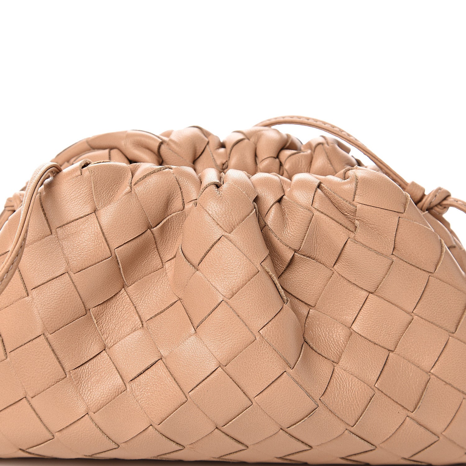 Bottega Veneta Nappa Intrecciato The Mini Pouch Sandalwood 8 of 8