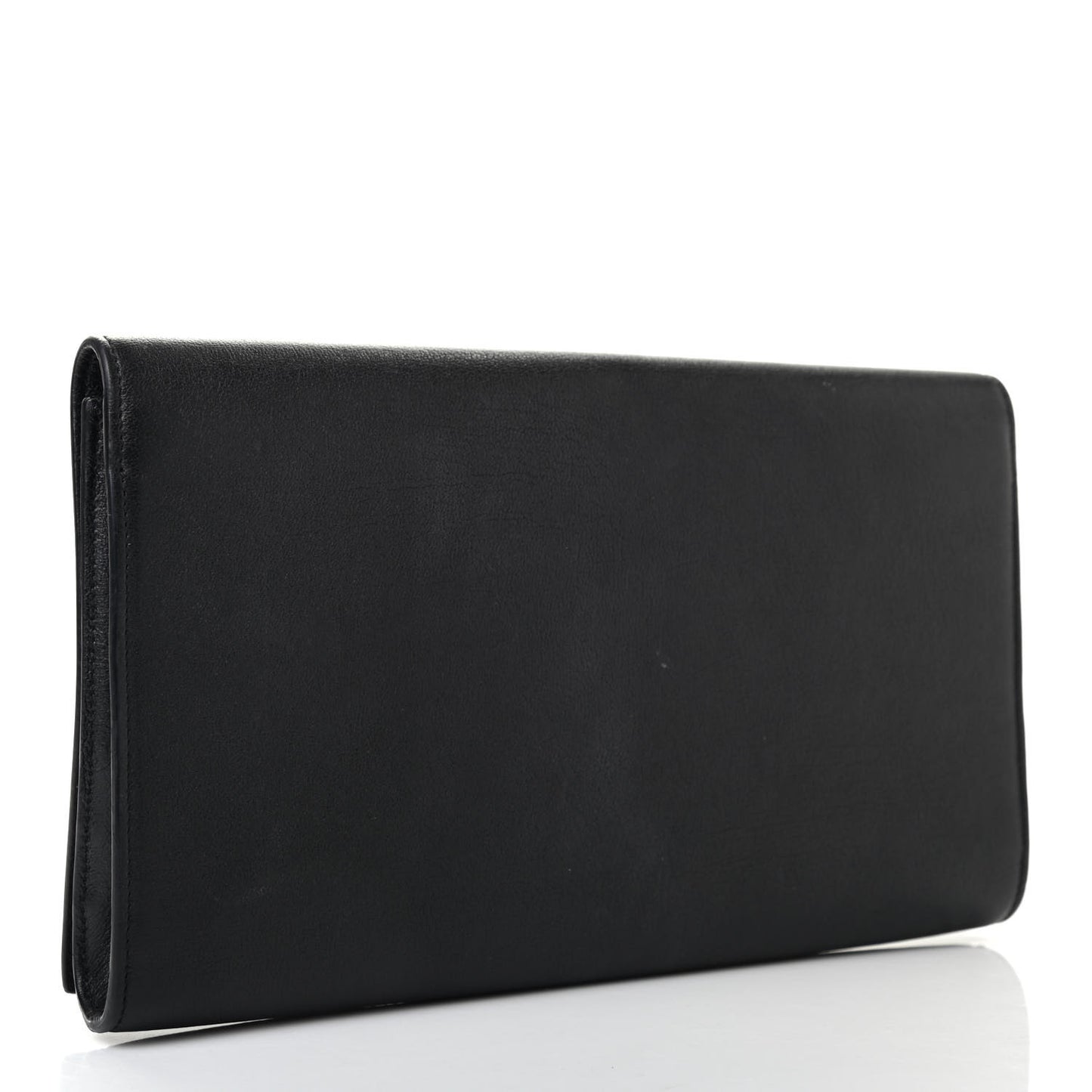 Calfskin Monogram Large Belle De Jour Clutch Black