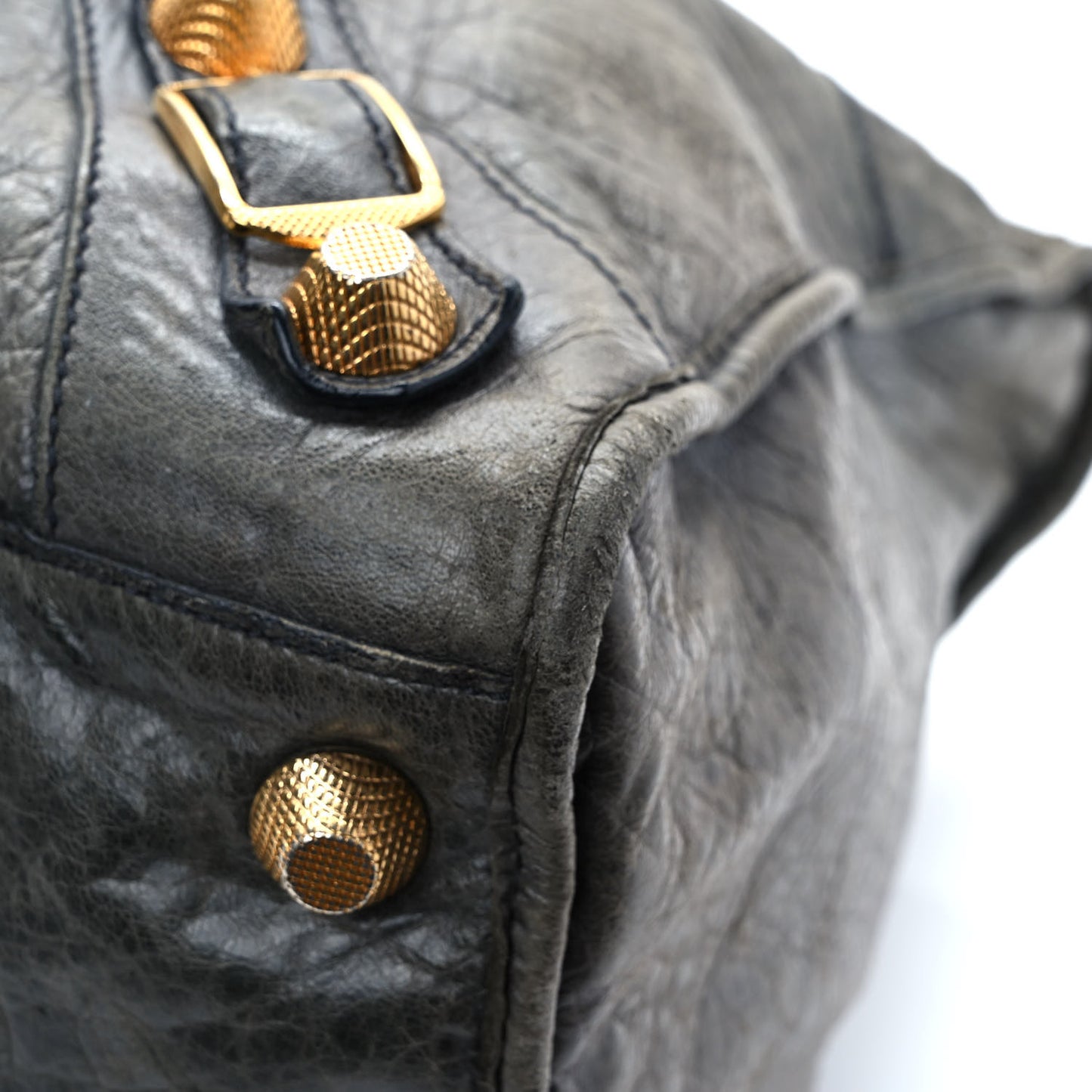 Agneau Giant 21 Gold Hardware Work Dark Night