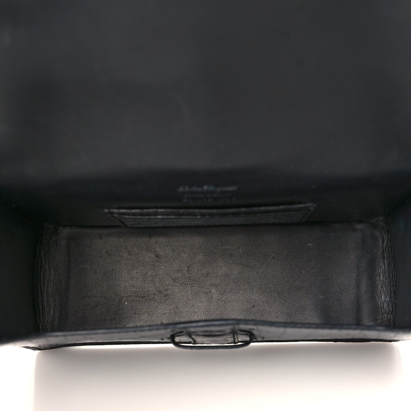 Crocodile Altea Shoulder Bag Black