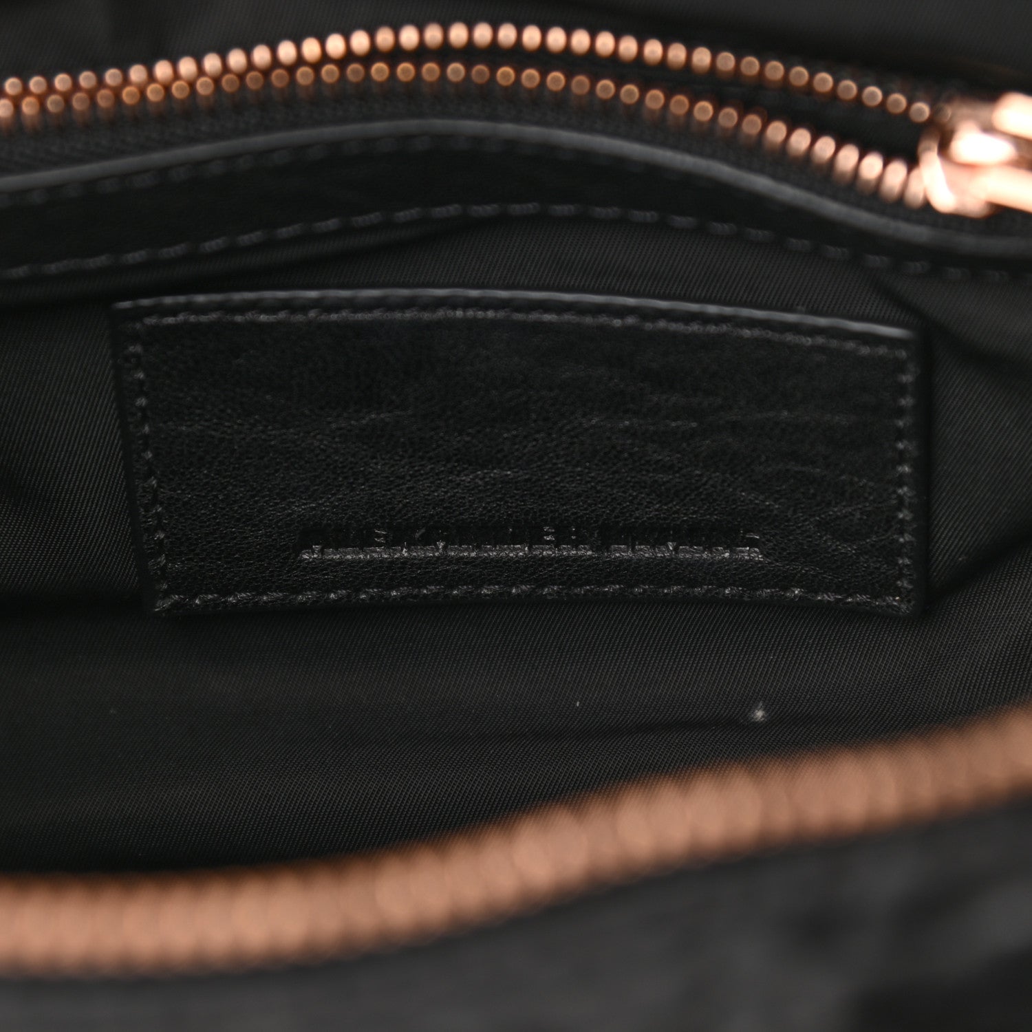 Alexander Wang Pebbled Lambskin Mini Rockie Black Rose Gold Hardware 6 of 10