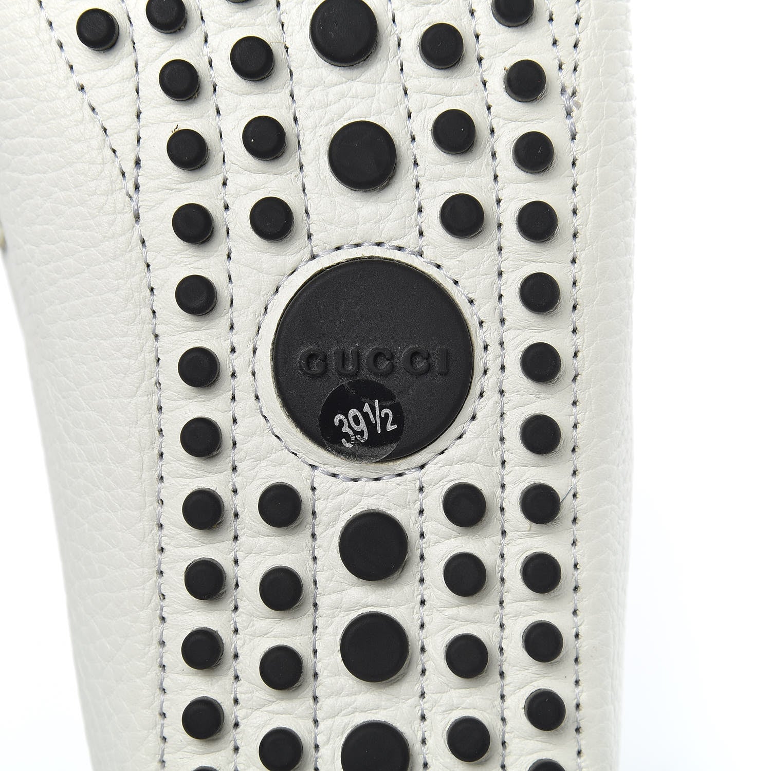 Gucci Road Calfskin Web Womens Horsebit Driver Loafers 39.5 Great White 6 of 13