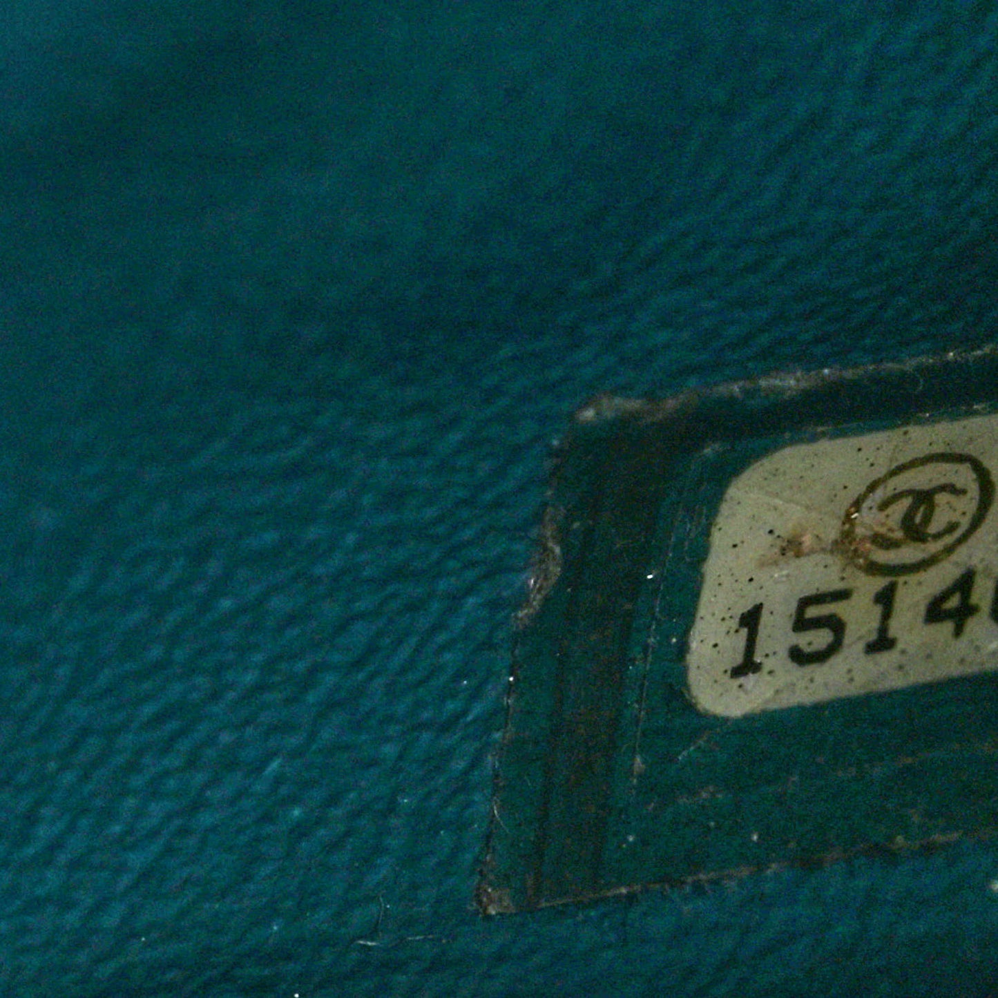 Lambskin Quilted Clutch with Chain Flap Turquoise