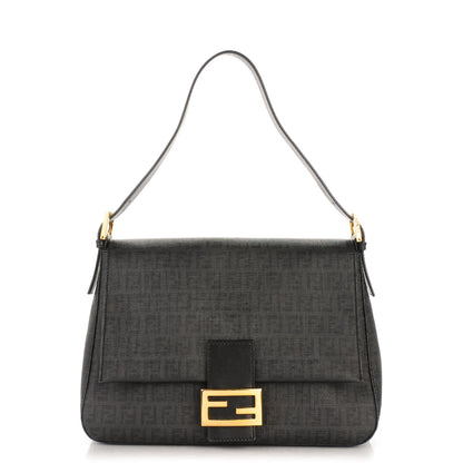Fendi Zucchino Spalmati Vitello Forever Mama Baguette Black 1 of 8