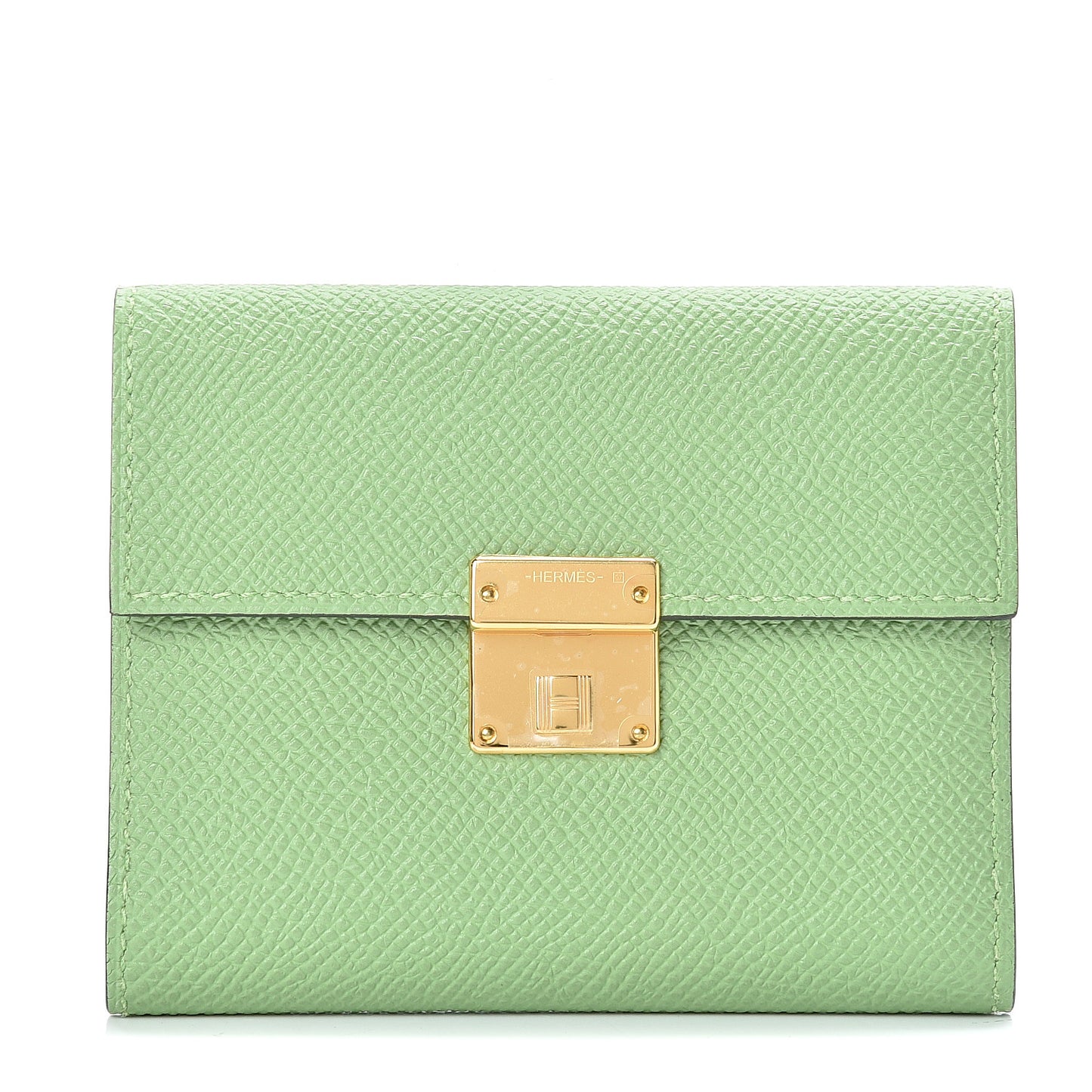 Epsom Mini Clic Card Holder Vert Criquet
