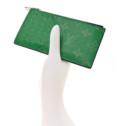 Louis Vuitton Taigarama Coin Card Holder Cactus Green 2 of 7