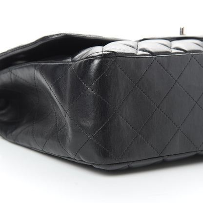 Chanel Lambskin Quilted Jumbo Single Flap Black 10 of 15