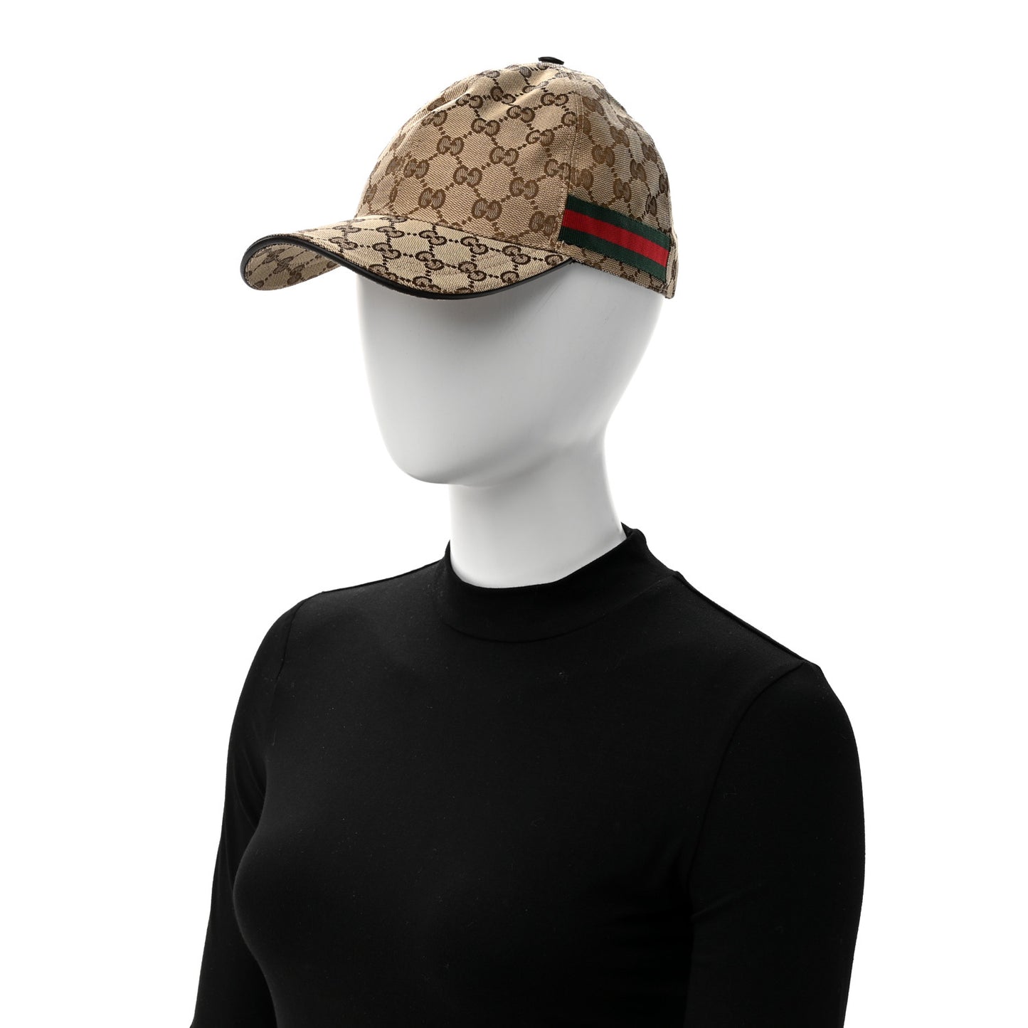 Monogram Web Baseball Hat S Beige Cocoa