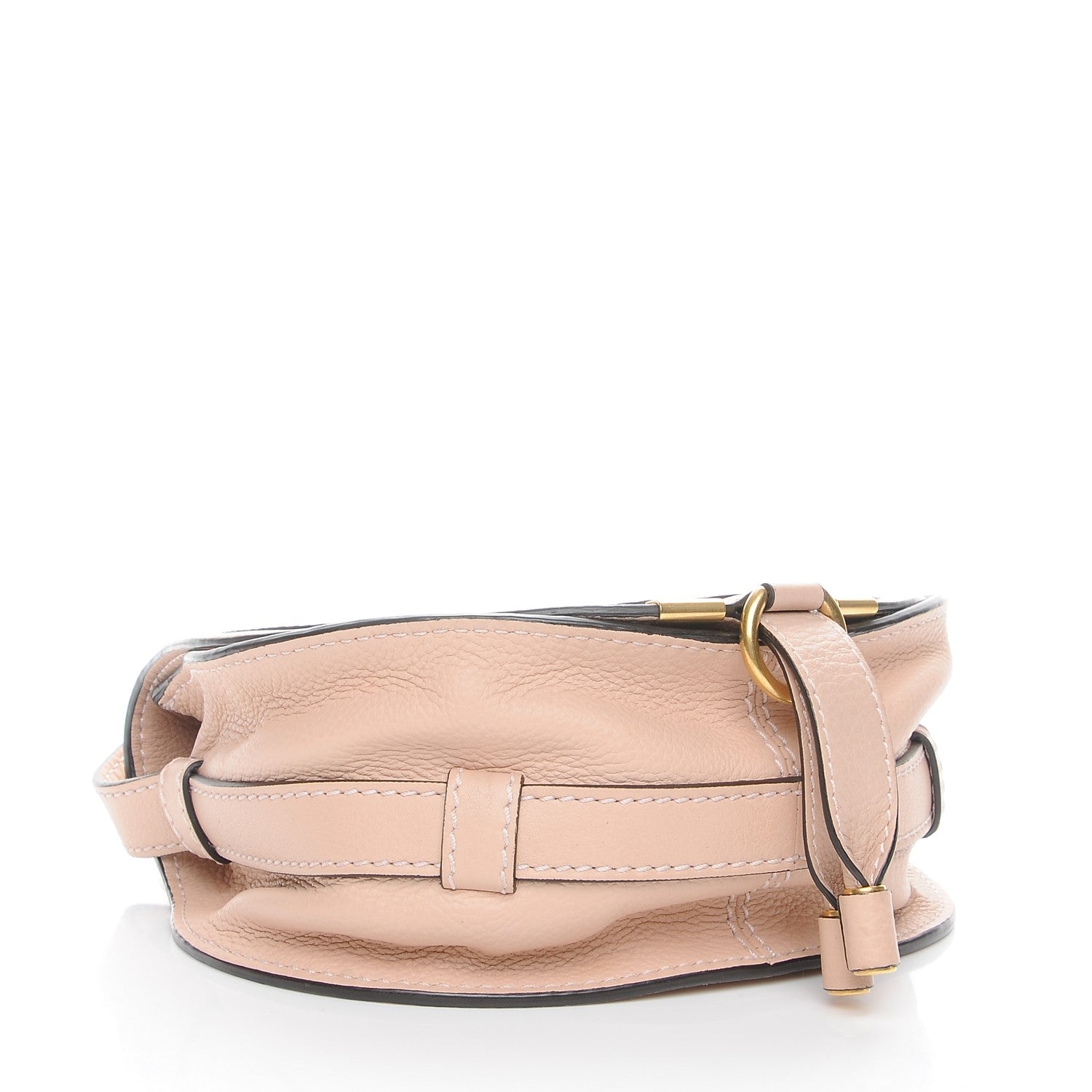 Chloe Calfskin Mini Marcie Round Crossbody Bag Blush Nude 4 of 7
