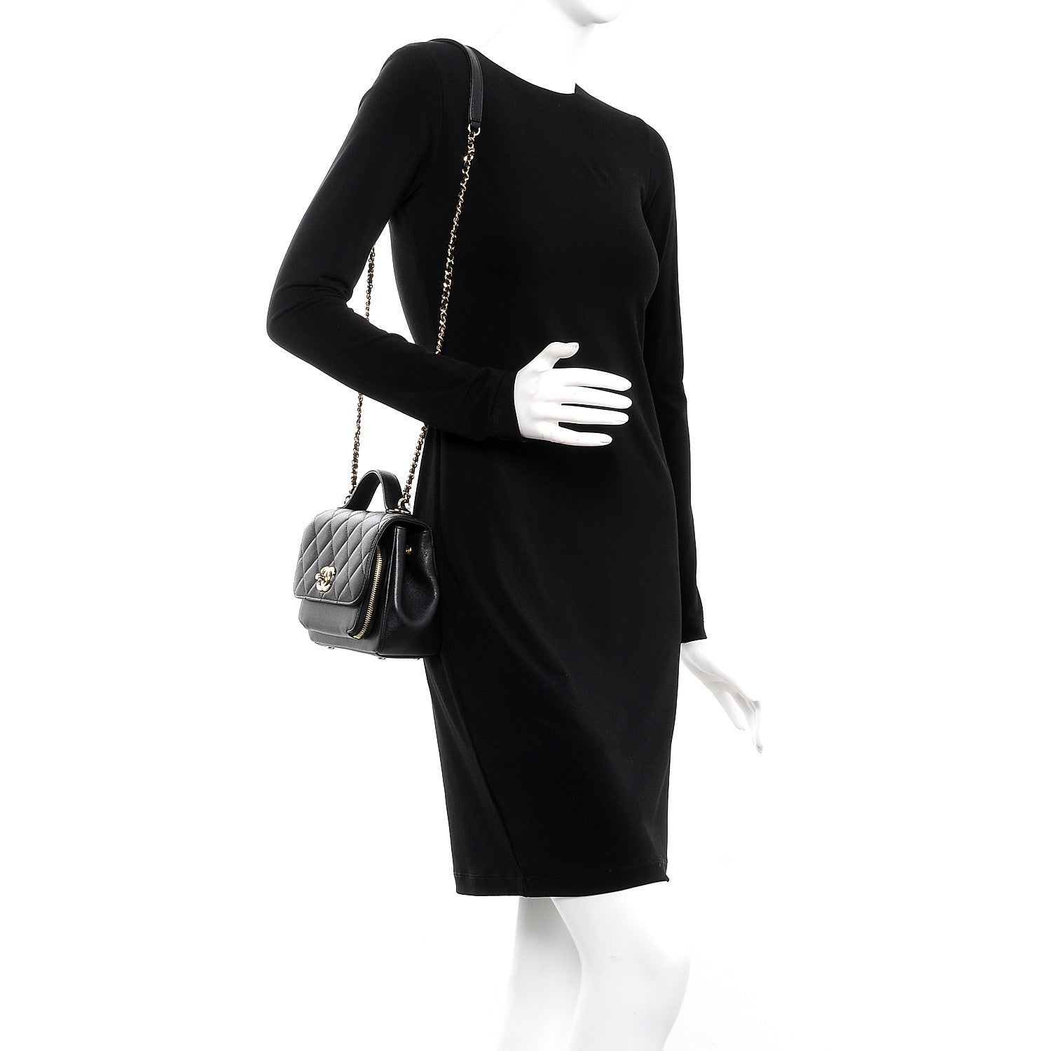 Chanel Caviar Quilted Small Business Affinity Flap Black 2 of 8