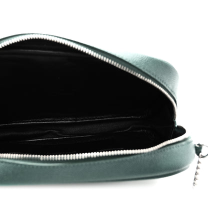 Saint Laurent Grain De Poudre Matelasse Monogram Mini Lou Camera Bag Green Field 5 of 11