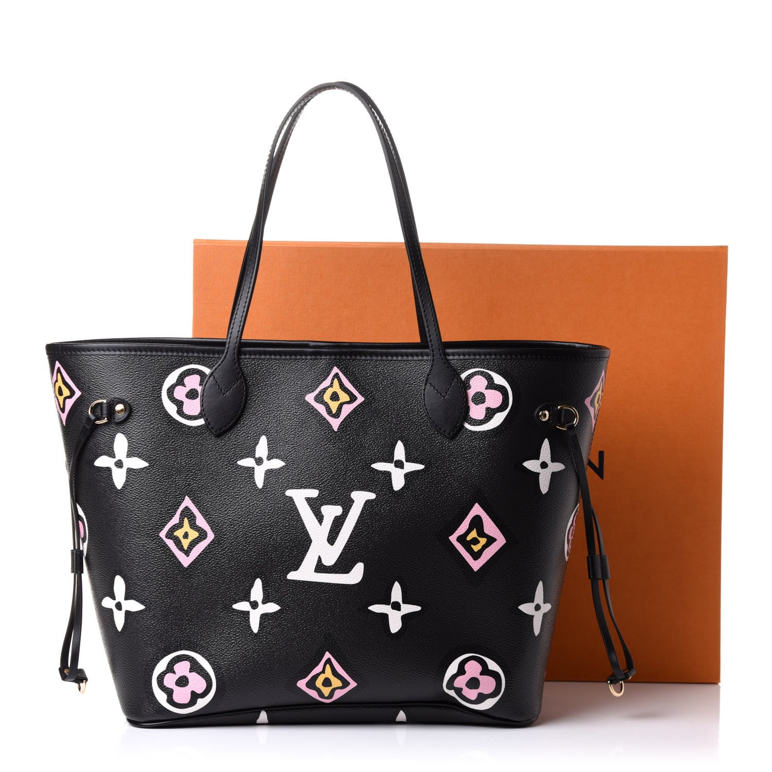 Louis Vuitton Monogram Giant Wild At Heart Neverfull MM Black 9 of 9