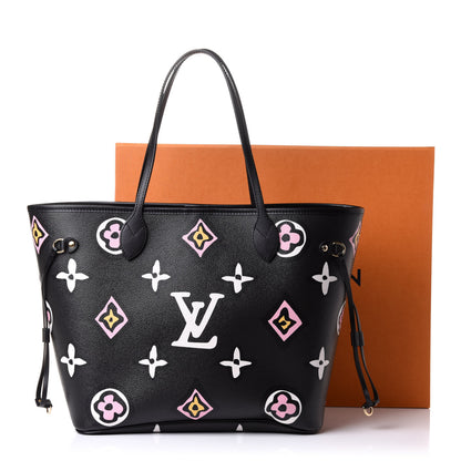 Louis Vuitton Monogram Giant Wild At Heart Neverfull MM Black 9 of 9