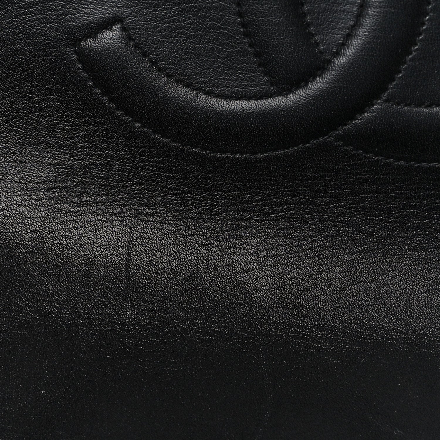 Chanel Lambskin Quilted XL Jumbo Single Flap Black 10 of 11
