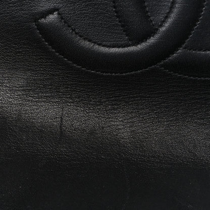 Chanel Lambskin Quilted XL Jumbo Single Flap Black 10 of 11