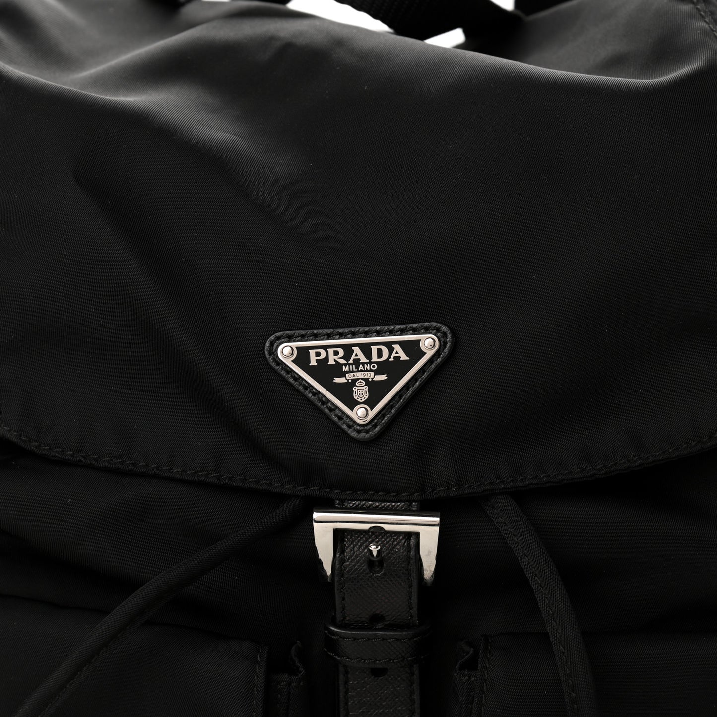 Nylon Vela Medium Backpack Black