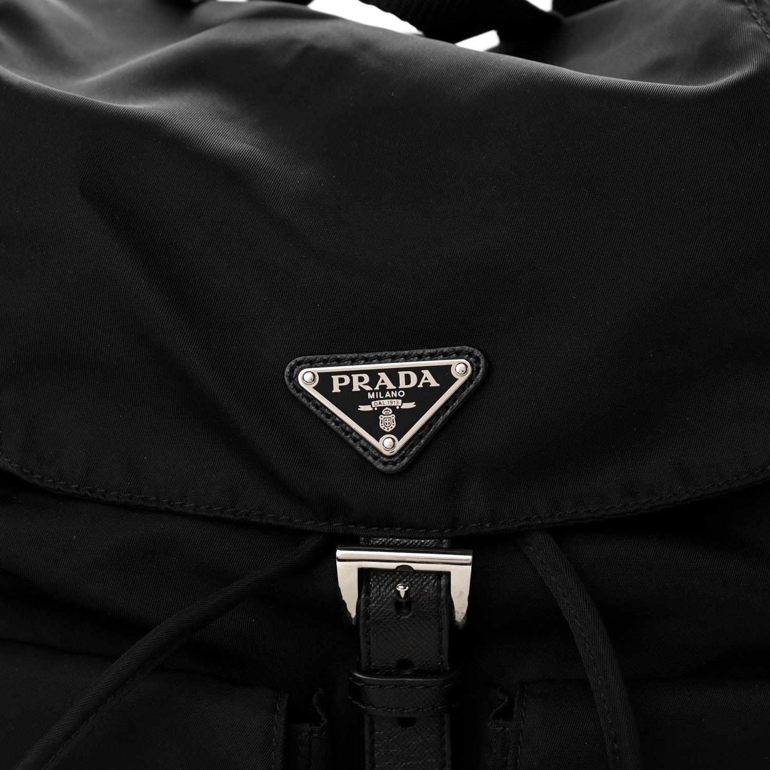 Prada Nylon Vela Medium Backpack Black 7 of 9