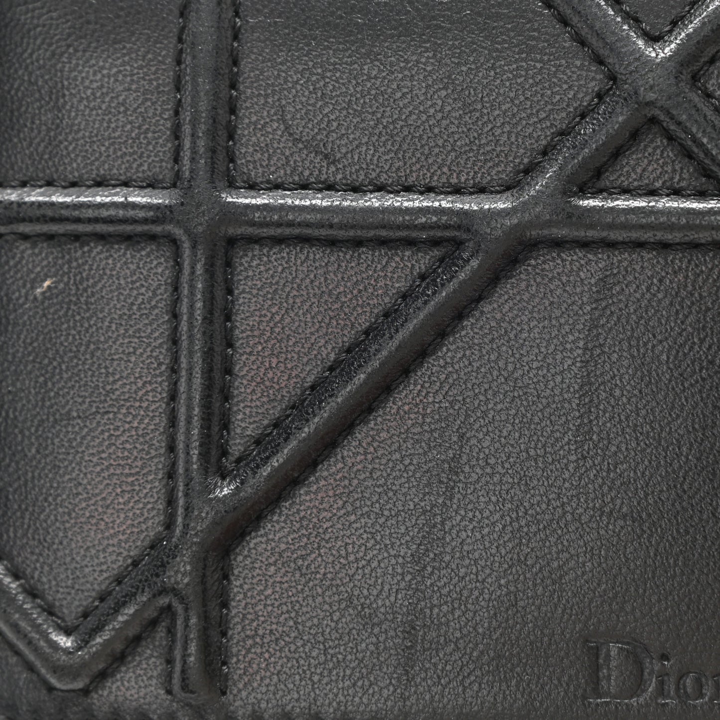 Lambskin Baby Diorama Flap Bag Black