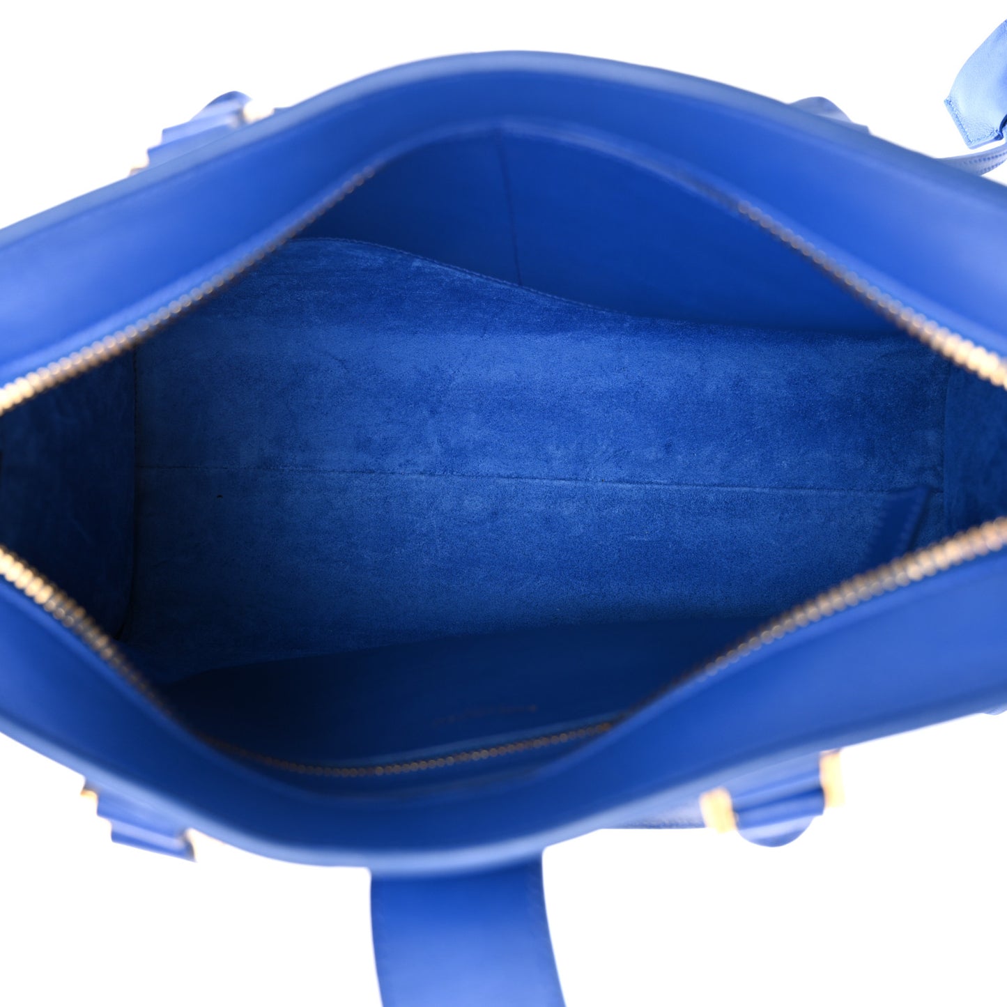 Calfskin Small Monogram Cabas Blue Majorelle