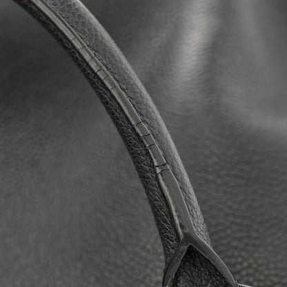 Saint Laurent Grained Calfskin Medium Cabas Rive Gauche Black 12 of 15