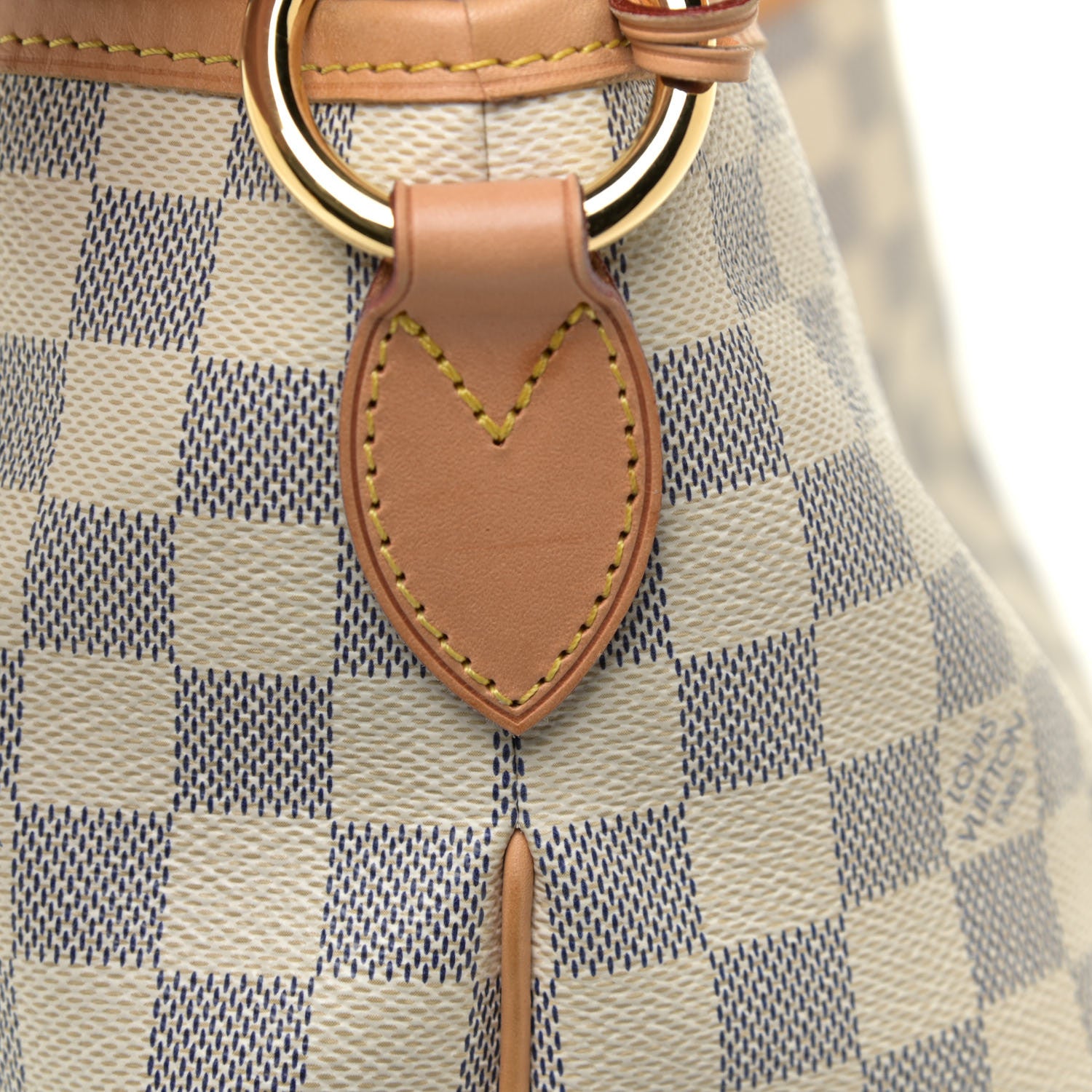 Louis Vuitton Damier Azur Delightful MM Pink 10 of 13